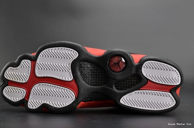 Jordan RetroBred red  414571-004 mens black Air 13 0709